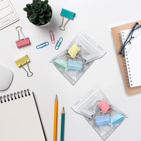 Small Plastic Bags, 300 PCS Mini Baggies 3 Assorted Sizes 2x2 2x3 3x4 Inch. Mini Jewelry Bags Reclosable, Clear Zip Bags (300Pcs Combo(2x2 2x3 3x4...