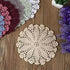 Phantomon 7 Inch Doilies Handmade Round Crochet Cotton Lace Doilies Table Placemats Doilies, Vase Pads Doily, Pack of 4 (Beige)...