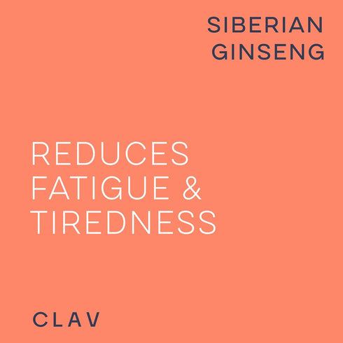 CLAV® Siberian Ginseng - 900mg Eleuthero Root Powder - Energy Supplement - Reduction of Tiredness & Fatigue - 60 Ginseng Capsules - Made in German...