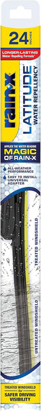 Rain-X 5079280-2 Latitude 2-In-1 Water Repellent Wiper Blades, 24 Inch Windshield Wipers (Pack Of 1), Automotive Replacement Windshield Wiper Blad...