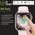 IQShield Screen Protector Compatible with Apple Watch Series 9/8/7 (45mm)(6-Pack) Anti-Bubble Clear TPU Film...