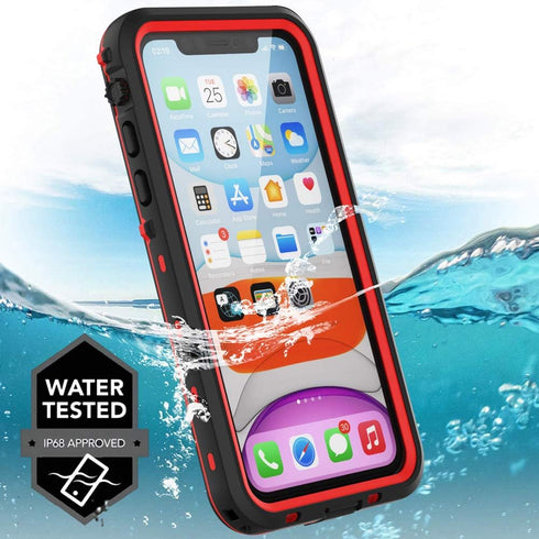 for iPhone 11 Waterproof Case with Screen Protector Full Body Protector Shockproof Dustproof Dirtproof Heavy Duty IP68 Waterproof Case for iPhone ...