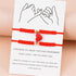 2Pcs Braide Red String of Fate Bracelet Set for Lover Women Men Couple Matching Bracelet Relationship Good Luck Protection Jewelry Gift...