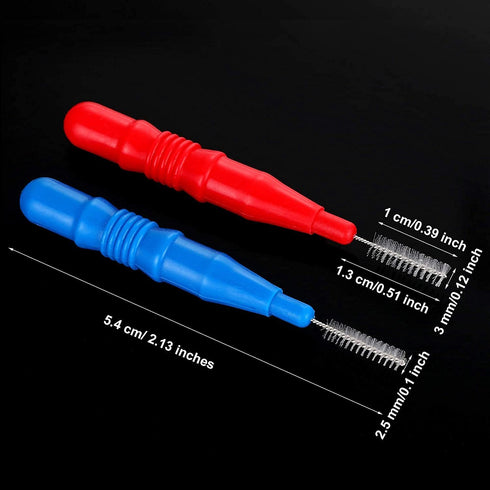 Cmzxc Interdental Brush,Toothpick Tooth Flossing Head Oral Dental Hygiene Brush, Tooth Cleaning Tool(50 Count)...