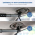 Car Clothes Hanger Bar, Adjustable Telescoping Bar Vehicle Clothing Rack with 3 sections of Non-Slip Grips Dividers for Travel, Expandable 33" to ...