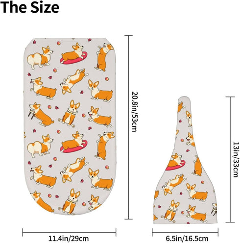 Cute Swaddle Blanket dog corgi Baby Stuff Newborn Baby Swaddling Blanket Sleep Sack with Beanie Hat Sets for Boys Girls Infant and Baby Shower Uni...