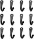 Hand Forged Metal Wall Hook Set of 12 Pcs Wrought Iron Handmade Hook for Plant & Mug Farmhouse Coat Hook Rack Heavy Duty Kitchen Utensils Hook Rac...