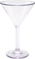 G.E.T. SW-1407-1-SAN-CL-EC Heavy-Duty Shatteproof Plastic Martini Glasses, 10 Ounce, Clear (Set of 4)...