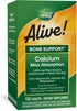 Nature's Way Alive! Calcium Max Absorption, Bone Support*, Plant Source Calcium, Vitamin D3 & K2, Magnesium, 120 Tablets (Packaging May Vary)...
