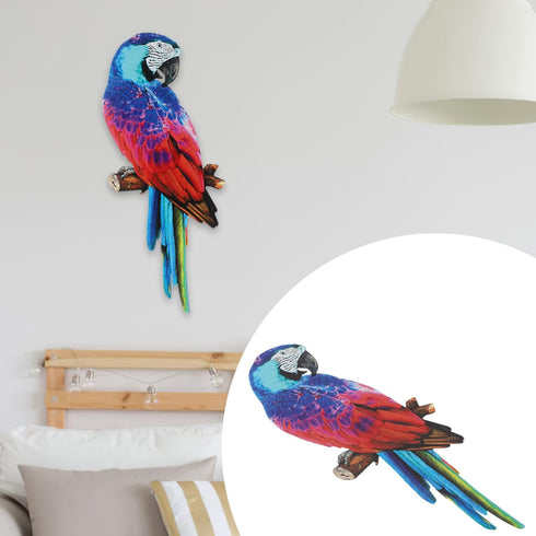 ARTIBETTER Large Metal Hornbill Wall Decor Tropical Bird Toucans Hanging Sculpture Metal Wall Art Pendant for Outdoor Patio Wall Fence Backyard Ga...