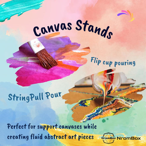 Canvas Stands For Acrylic Paints Pouring And Epoxy | Elevate Your Craft Paint Artworks Projects | Paint Holder For Handicrafts And Crafts | Premiu...