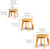 GOBAM Bamboo Step Stool, 7.3 inches - Sturdy Foot Stool for Adults and Kids, Portable Wooden Stool for Kitchen, Bathroom, Bedroom, or Toy Room - 3...