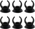 Sucker Clip 6pcs Black Plastic Replacement Fish Tank Aquarium Heater Suction Cups Clips Suckers...