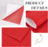BENECREAT 13 Feet Red Self Adhesive Felt Fabric 10 x 157 Inch Large Felt Fabric Roll Shelf Liner for DIY Costume Making Jewelry Box Drawer Liner V...