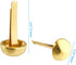 BokWin 100 Pcs Round Head Paper Fastener,0.31 Inch Gold Mini Brads,Brass Fasteners Suitable for Art&Craft DIY Projects...