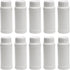 Bettomshin 10Pcs 100ml PE Plastic(Food Grade) Bottles, Wide Mouth Lab Reagent Bottle Liquid/Solid Sample Seal Sample Storage Container Chemical Bo...