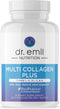 DR. EMIL NUTRITION Multi Collagen Pills - Collagen Supplements to Support Hair, Skin, Nails, & Joints - Hydrolyzed Collagen Supplements for Women ...