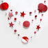 Decor365 Twinkle Star Garland Glitter Red Party Decorations Star Banner Ceiling Hanging Streamer Backdrop for Birthday Valentine’s Day Christmas L...