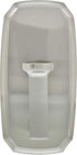 HIGH & MIGHTY 515804 Decorative Metal Hook, Easy Tool-Free Dry Wall Installation, Scalloped, Holds up to 25lb, Satin Nickel...