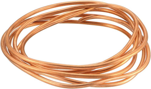 uxcell Refrigeration Tubing, 13/64" OD x 5/32" ID x 9.8 Ft Soft Coil Copper Tubing