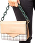 Xiazw Short Resin Bag Purse Handle Strap Replacement?Bag Decoration Chain?Bag Accessories Charms (Dark Green)...