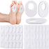 WILLBOND 60 Pcs Callus Pads Soft Felt Callus Oval Shape Corn Pads for Bottom of Foot Adhesive Foot Corn Pads for Men and Women Feet Toes Heel Pain...