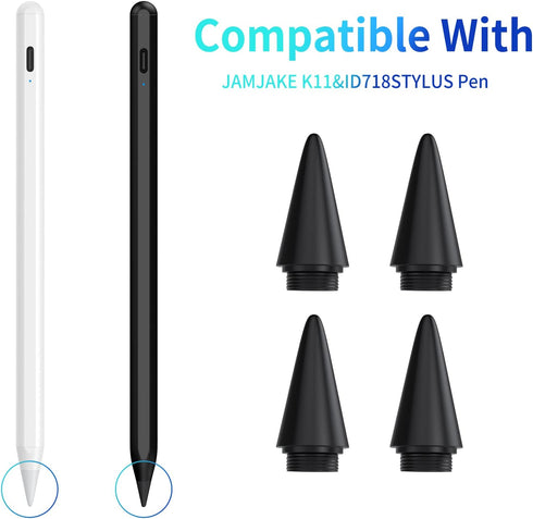 Pencil Tips Replacement for JAMJAKE Stylus Pen(4 Pack)-Black...