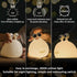 MUID Original Authentic Slug Night Light, Nursery Squishy Lamp, Silicone Light for Classroom, Cute Animal Bedside Lamp for Baby Kids Teens, Soft L...