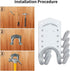 Storage Hanger Hooks,Double Tool Storage Hook 10Pcs Wall Mounted Hanger Hooks with 20Pcs Screws for Garage Shed,Universal Galvanized Metal Utility...