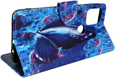 Zase Moto G Stylus 5G Wallet Phone Case for Women Pouch PU Leather Flip Folio Cute Design Cover w/Kickstand ID Card Slot Wrist Strap Compatible wi...