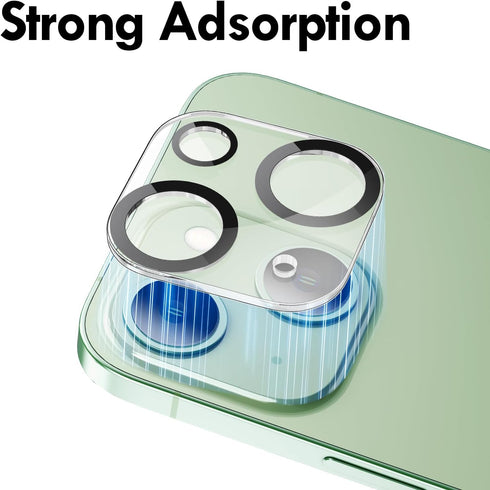 Xfilm Camera Lens Protector Compatible for iPhone 15 ?15 Plus, 9H Hardness Tempered Glass Camera Cover, Ultra HD, Anti-Scratch, Easy to Install, C...