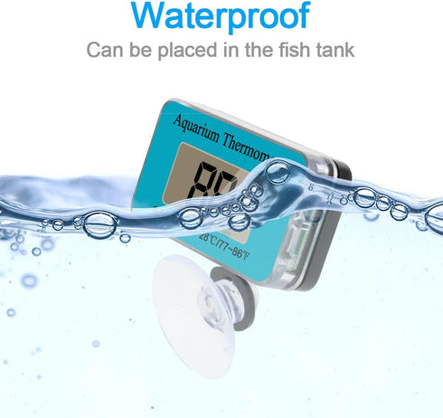 DaToo Aquarium Thermometer with Sucker, Second Generation (Update), 1 Yr Warranty...