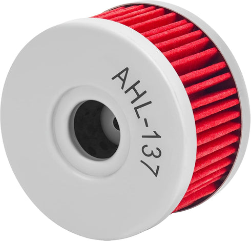 AHL 137 Oil Filter for Suzuki LS650 LS 650 Savage 1986-2009,DR500 DR 500 1981-1984,DR500 Off Road 500 1983-1984,DR600 DR 600 1985-1991,DR750 1988-...
