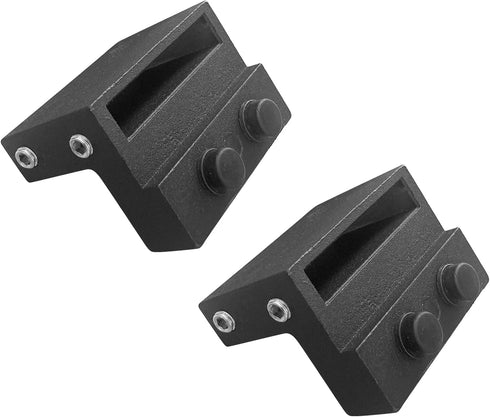 2PCS Barn Door Stopper for Sliding Barn Door Flat Track, Perfect Replacement Sliding Barn Door Hardware Accessories (Fit for Track: Width: 1-7/16 ...