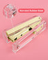 Clear Acrylic Stapler, Desktop Stapler, Office Stapler, Elegant Modern Desk Accessory for The Desk at Home, Office, or School?Golden?...