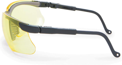 Honeywell Genesis Anti-Fog Tinted Safety Glasses, Amber Lens (RWS-51025)...