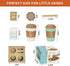 Pretend Play Coffee Cup Toys,Wooden Play Kitchen Accessories,Fake Food Play for Kids Kitchen,Educational Toy for Toddler Children Birthday Gift...