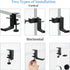 Aluminum Headphone Stand Hanger Foldable with Cable Organizer Headset Holder, Non-Slip Desk Hook Space Save Universal Headphone Mount...