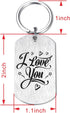 I Love You Girlfriend Gift, Sentimental Keychain to My Girlfriend, Birthday Valentine's Day Present for Her...