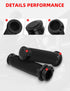 Amazicha Black 1” Motorcycle Hand Grips Handlebar Grips Compatible for Harley Sportster Touring Honda Kawasaki Suzuki Yamaha Bobber Chopper...