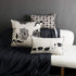 JWH Sheeps Pillow Cover Decorative Animal Embroidery Accent Pillow Case Lumbar Cushion Cotton Pillowcase for Sofa Couch Bed Living Room 12x20 Inch...