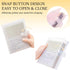 BetterJonny 3x5 Index Card Organizer, Index Cards Clear Plastic Holder Organizer Pouches Book Recipe Card Holder Flash Cards Holder, 40 Page Hold ...