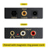 PROZOR 192Khz Digital to Analog Audio Converter Support 5.1CH Optical to RCA Converter with Magnetic Ring Power Cord Digital Toslink SPDIF to Anal...