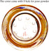 Acrylic Condiment Salt Pepper Chili Powder Shaker Cruet Bottle Seasoing Spices Pot Jar with nine-hole cover, Gold&Clear,?5xH9.4cm,75ml, YTBH-0819...