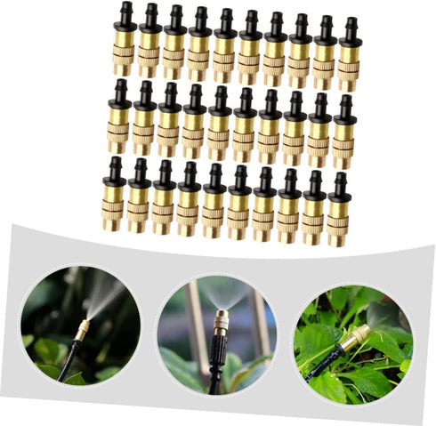 50pcs drip Irrigation Nozzle Mist Spray Nozzle atomizing Nozzle Lawn Sprayer Nozzle Irrigation System Hose Spray Nozzle Adjustable Spray Nozzle Co...
