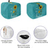 Toaster Dust Cover with Pockets, Your Are My Sunshine Sunflower Bee Teal Green Soft Washable 2 Slice Toaster Cover, Dust-proof Cover for Small App...