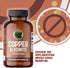 Copper Glycinate Mineral Supplement -1 mg - 60 Vegan Caps by Pure Lab Vitamins - Essential for Collagen Production, Supports Immune System & Red B...
