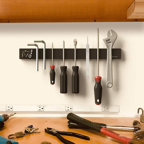 Rich&Ray 16 Inch Magnetic Knife Holder, Kitchen Knife Magnetic Holder for Wall No Drilling, Kitchen Accessories Organizer Bar or Used in Organizin...