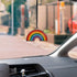 Rainbow Car Charm, Metal Chrome Shinning Hanging Ornaments for Car Rear View Mirror, Car Pendant Decoration, Never Fade in The Sun...