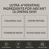AQUAGLOW Hydrate Serum - Deep Hydration Face Care for All Skin Types - Enriched With Hyaluronic Acid, Copper Peptides and Vitamin B5-30ml...
